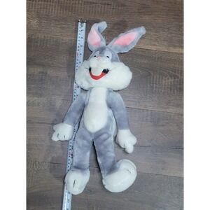 Vintage 1971 Bugs Bunny Warner Bros Mighty Star Plush Stuffed Toy 21" LooneyTune